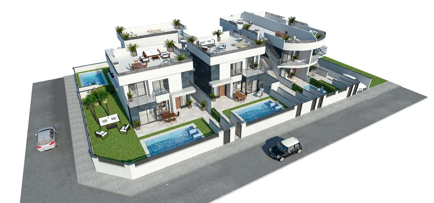 New building villa in Los Alcazares