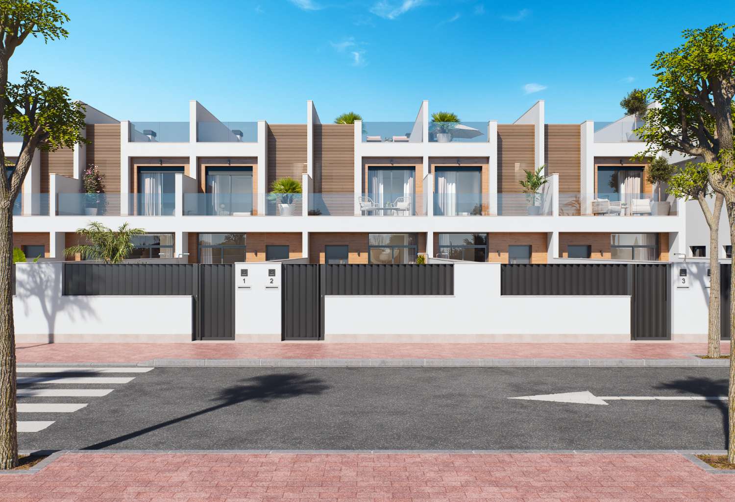 New construccion in San Pedro del Pinatar, townhouse with private pool